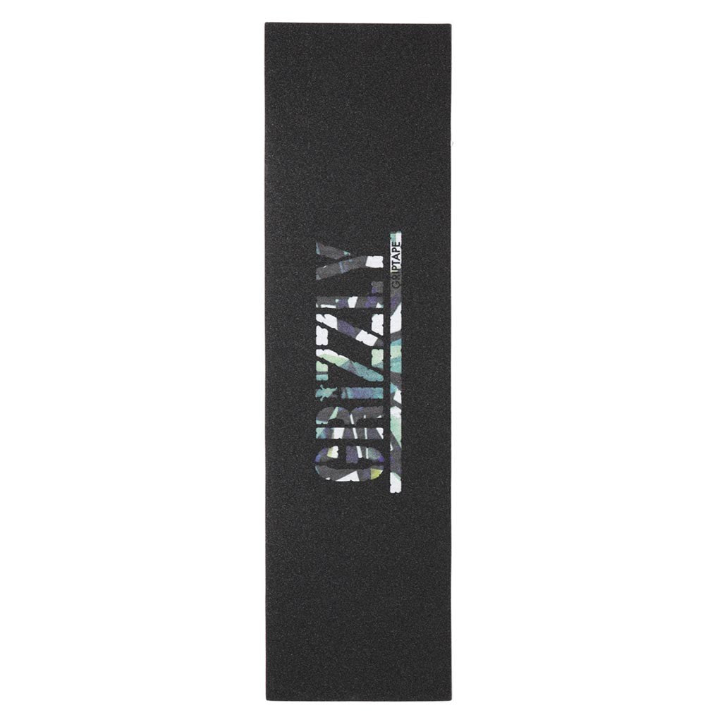 Lixa Grizzly Griptape Simplicity Stamp - Preto / Branco / Verde