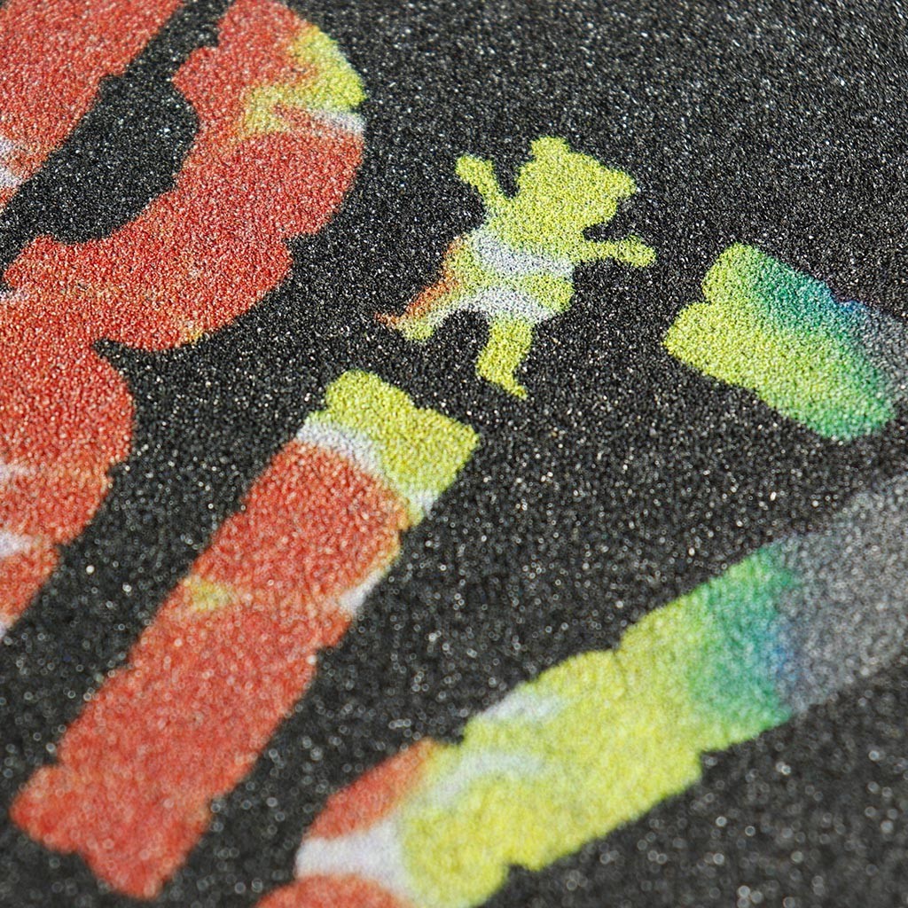 Lixa Grizzly Griptape Pudwill Stamp Tie Dye - Vermelho / Verde / Azul