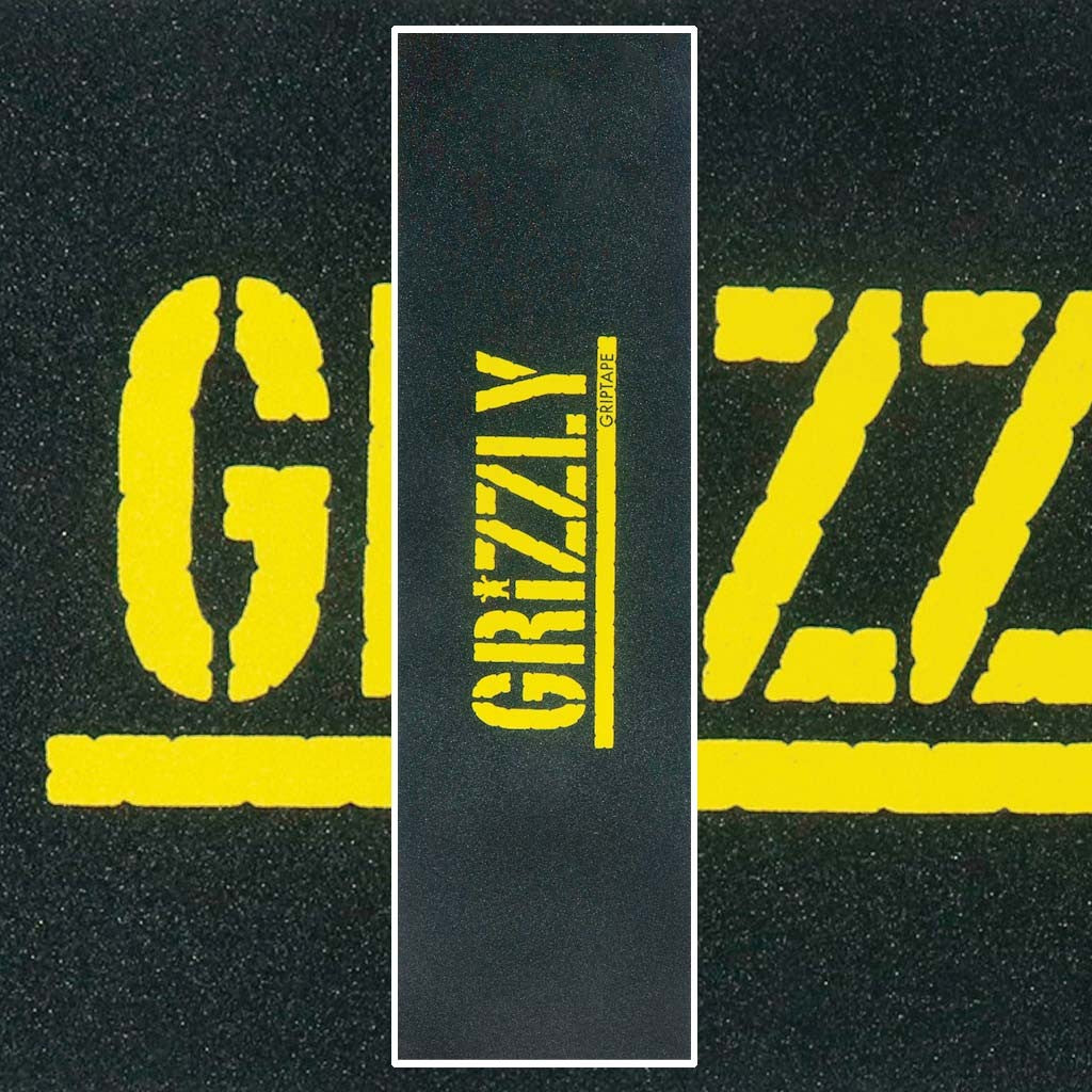 Lixa Grizzly Griptape STAMP - Amarelo