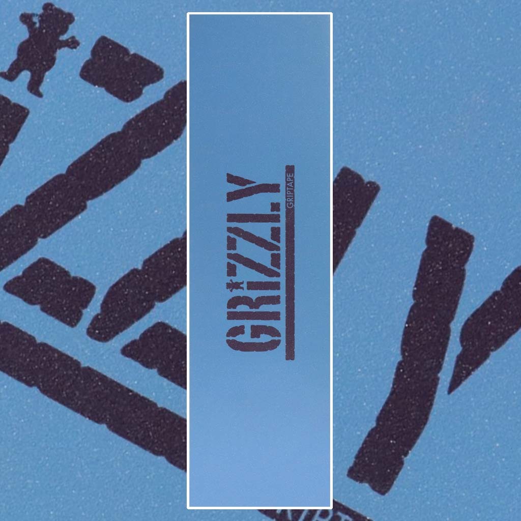 Lixa Grizzly Griptape STAMP - Azul / Preto