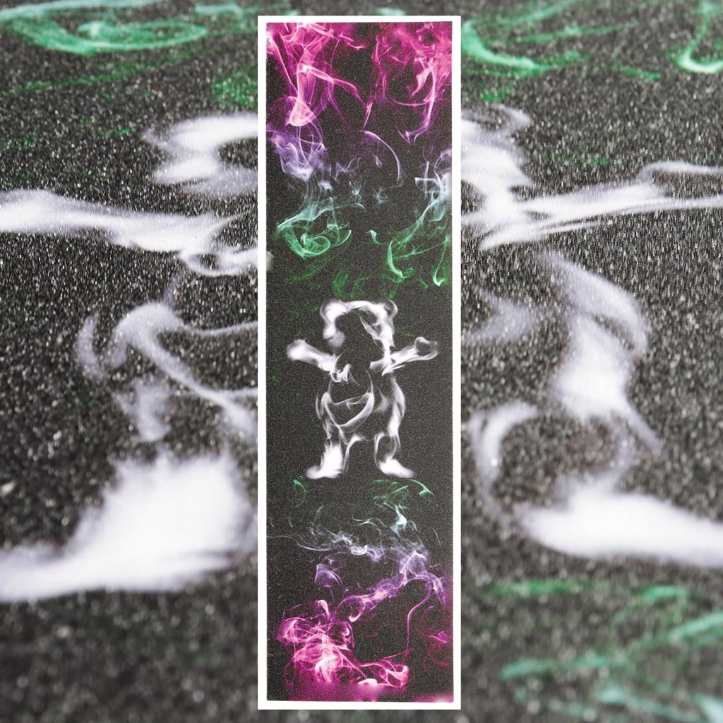Lixa Grizzly Griptape Smoke - Roxo / Verde