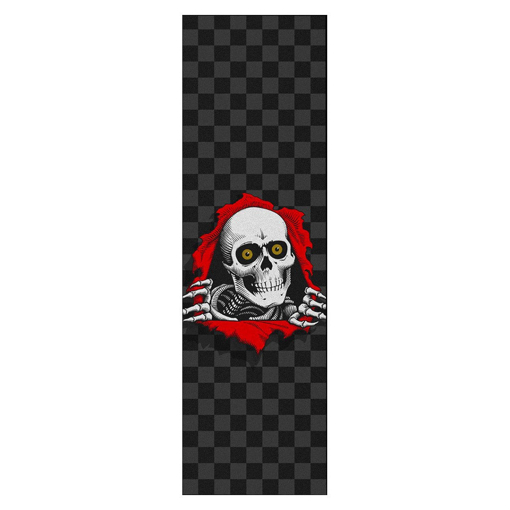 Lixa Powell Peralta Ripper Checker - Preto / Cinza / Vermelho