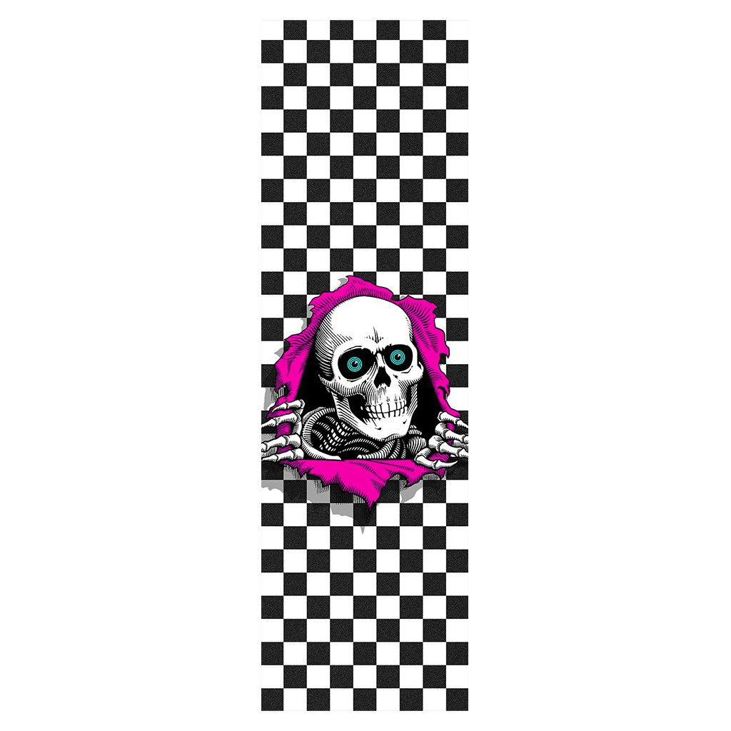 Lixa Powell Peralta Ripper Checker - Preto / Branco / Rosa