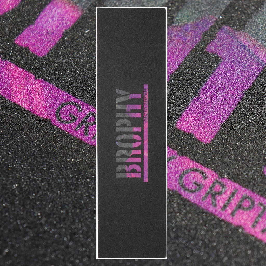 Lixa Grizzly Griptape Andrew Brophy Signature - Preto / Rosa