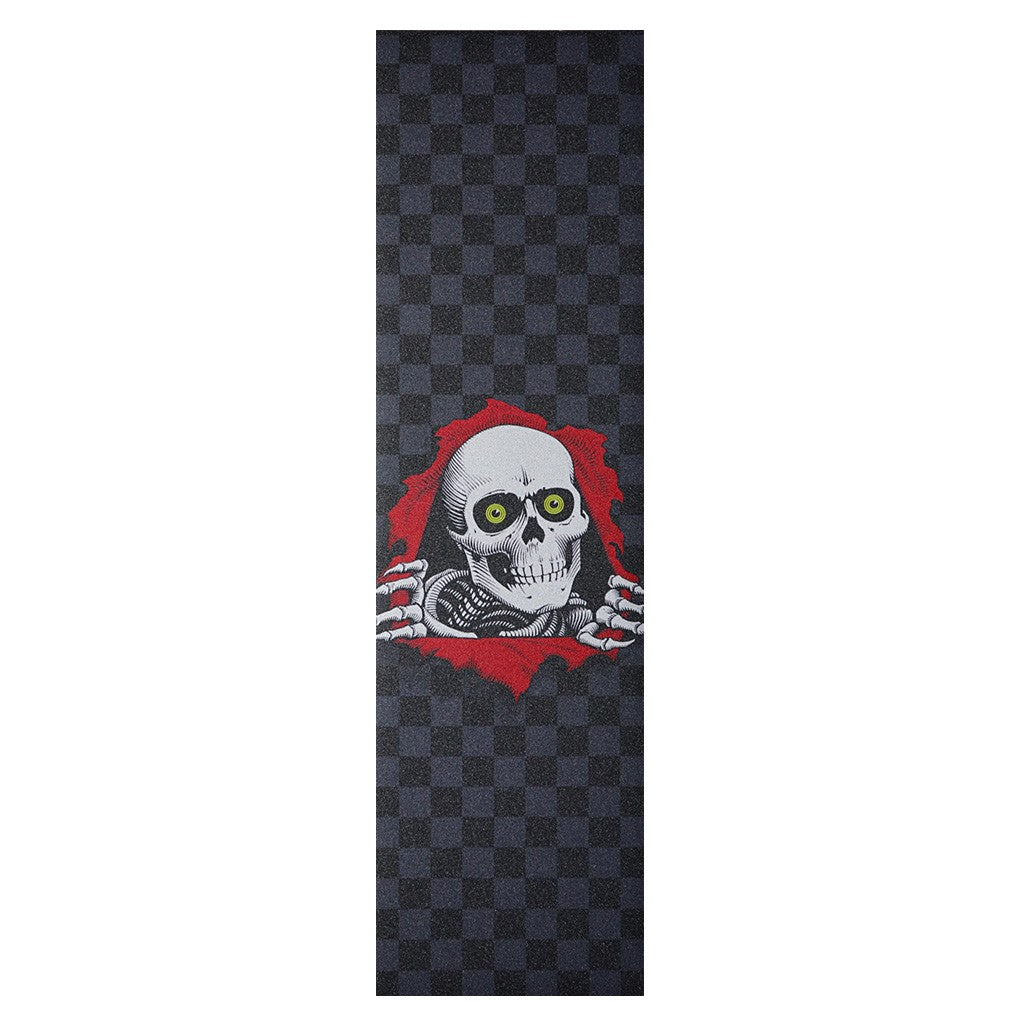 Lixa Powell Peralta Ripper Checker 23x84 - Preta / Cinza / Vermelho