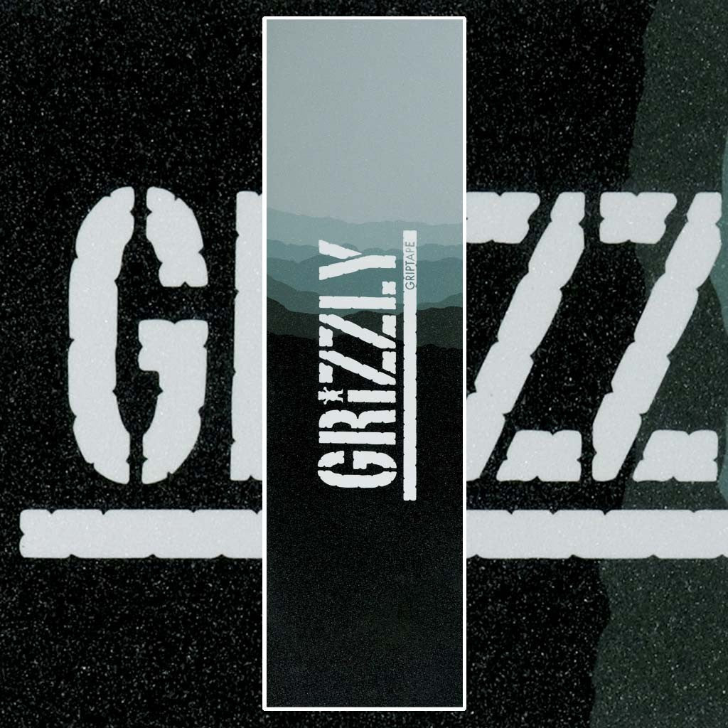 Lixa Grizzly Griptape Range - Preto / Cinza