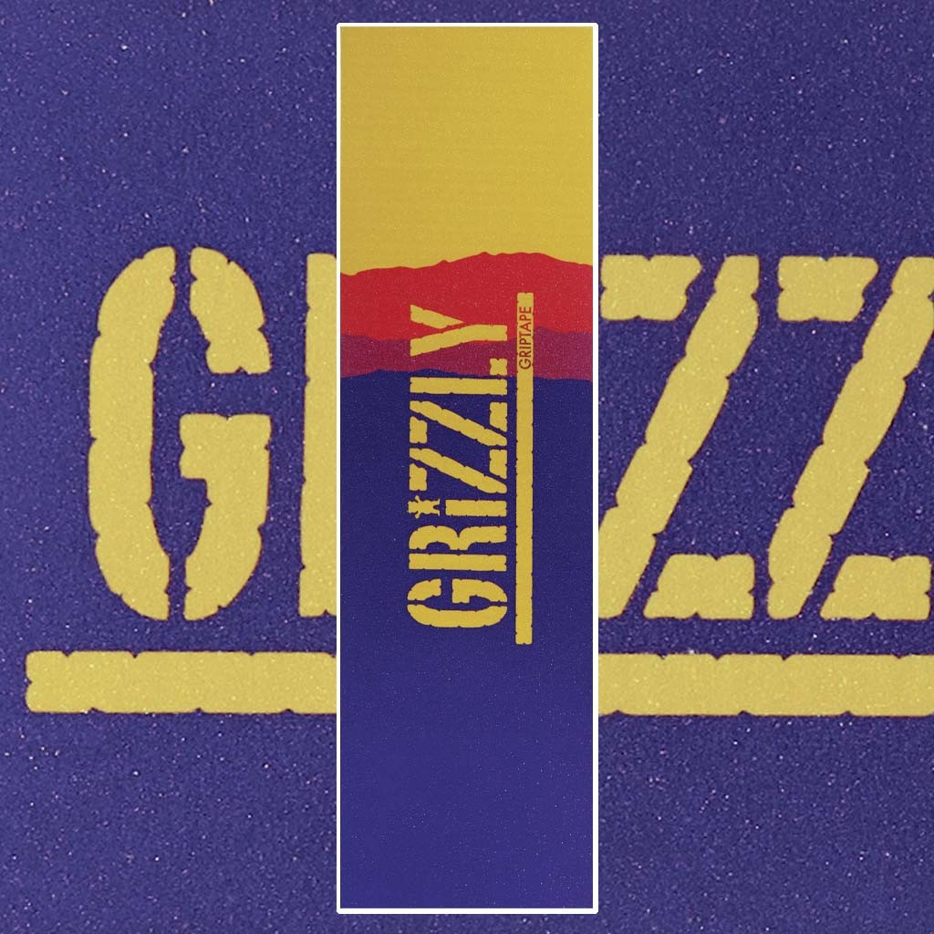 Lixa Grizzly Griptape Range - Roxo / Laranja
