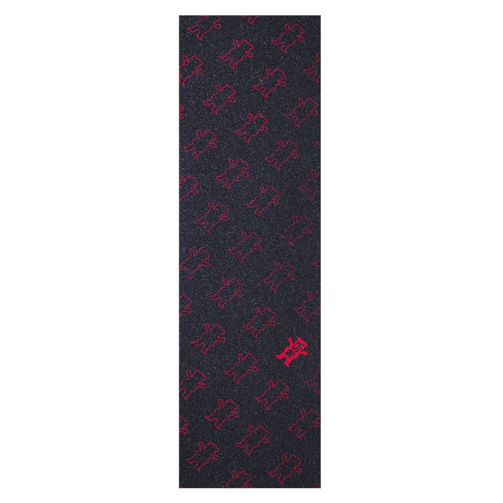 Lixa Grizzly Griptape Manny Santiago OG Bear - Vermelho