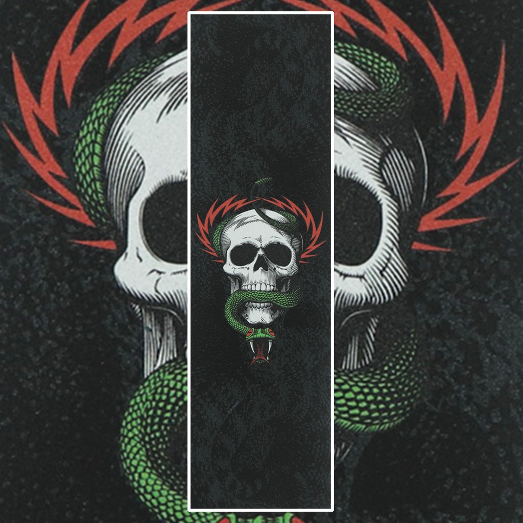 Lixa Powell Peralta McGill Skull e Snake 23x84 - Preto / Branco / Vermelho