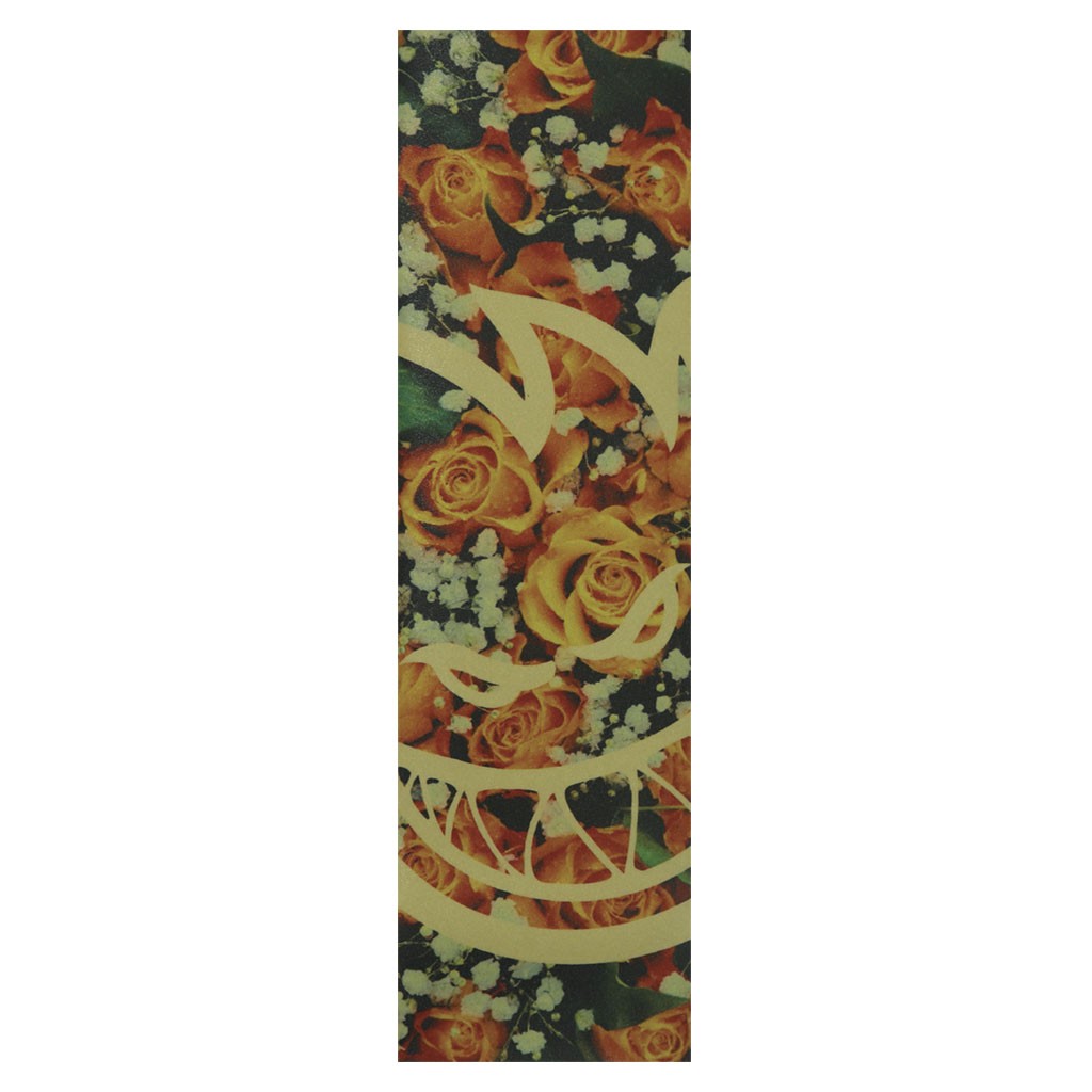 Lixa Spitfire Wheels Bighead Floral 23x84 - Preto / Laranja / Bege