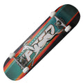 Skate Montado Multimarca Iniciante - Preto / Laranja / Verde