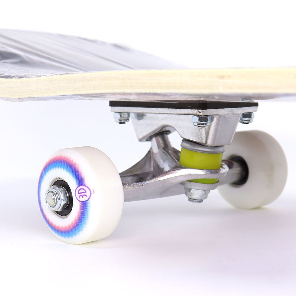Skate Montado Multimarca Iniciante - Preto / Laranja / Verde