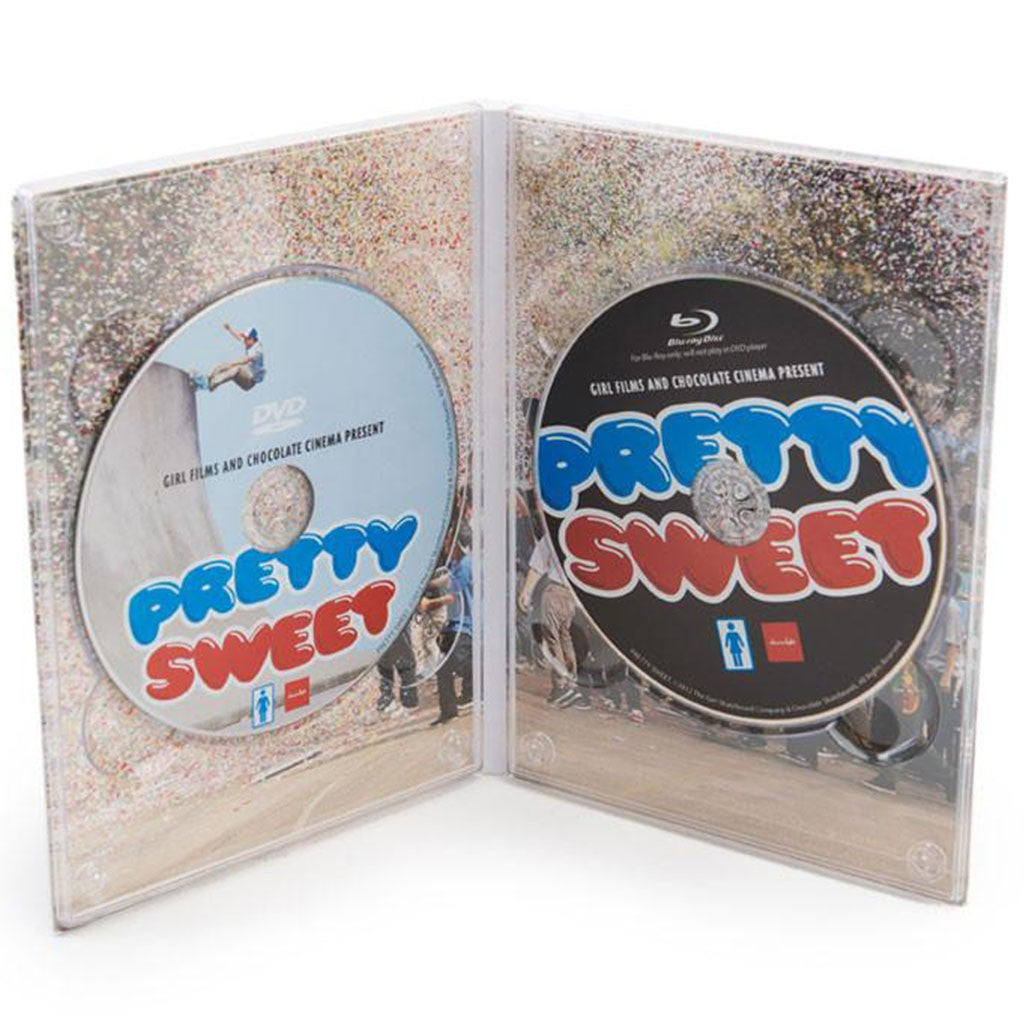 Vídeo Girl Skateboards Pretty Sweet Special Edition DVD e Blu-Ray - Preto