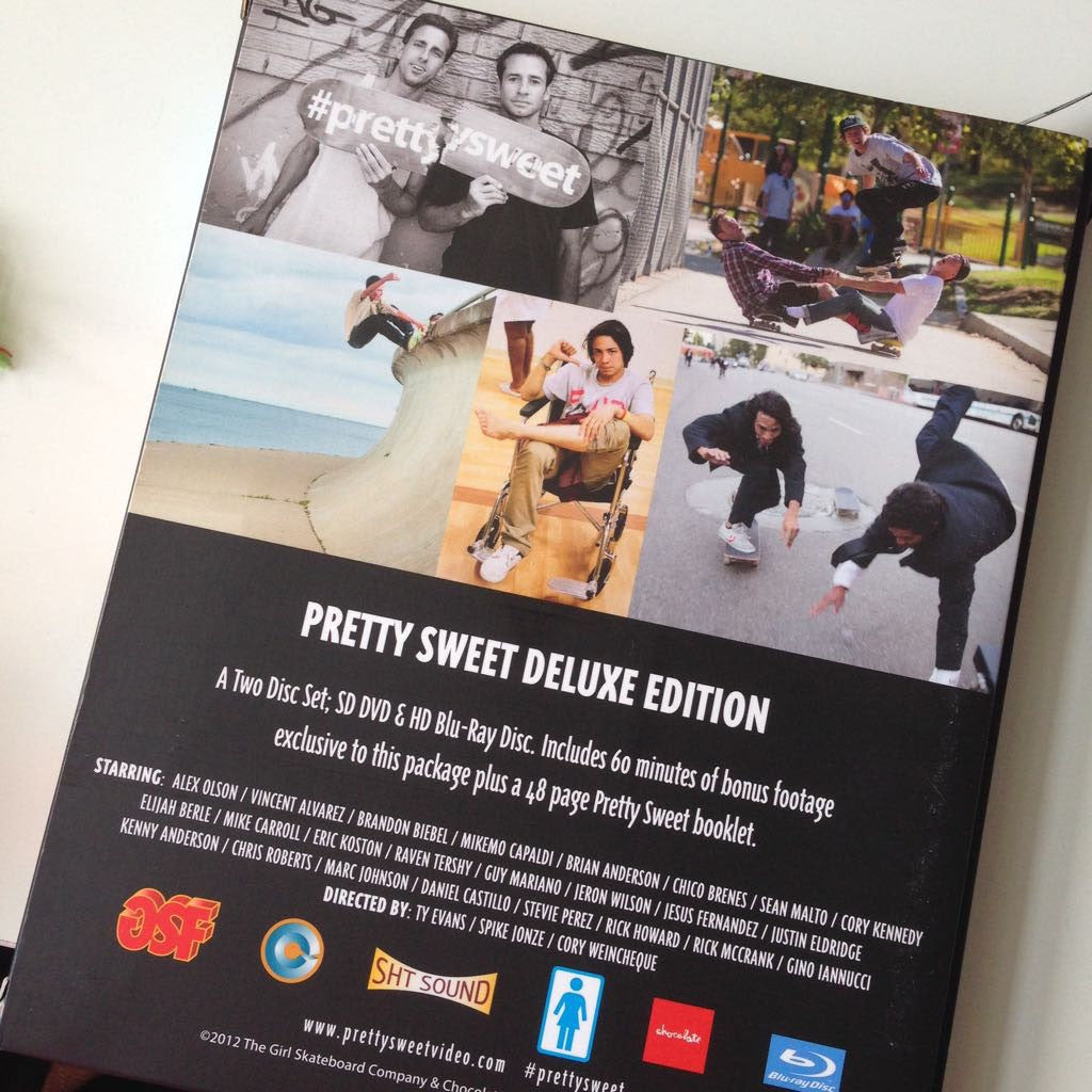 Vídeo Girl Skateboards Pretty Sweet Special Edition DVD e Blu-Ray - Preto