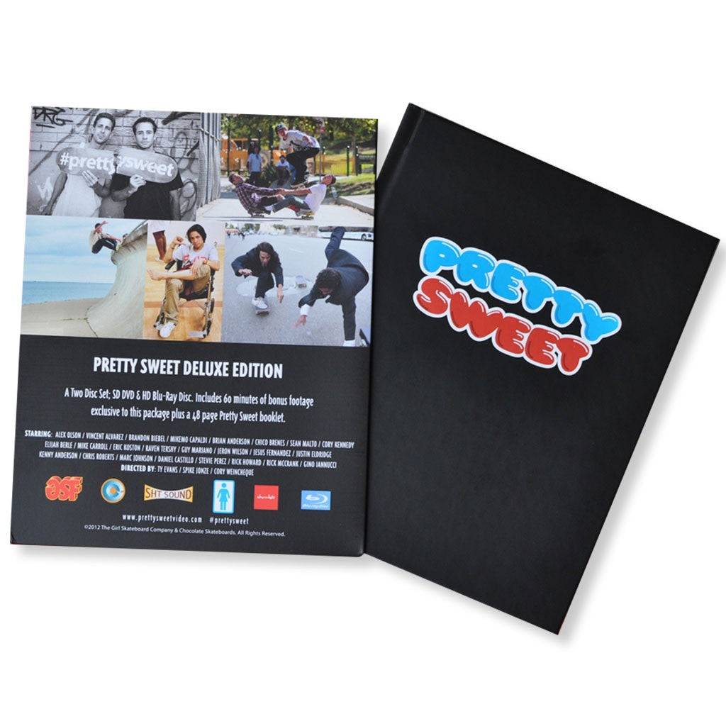 Vídeo Girl Skateboards Pretty Sweet Special Edition DVD e Blu-Ray - Preto