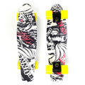 Mini Cruiser No Label Estampado - PB / Preto / Amarelo