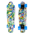 Mini Cruiser No Label Estampado - Colorido / Preto / Azul