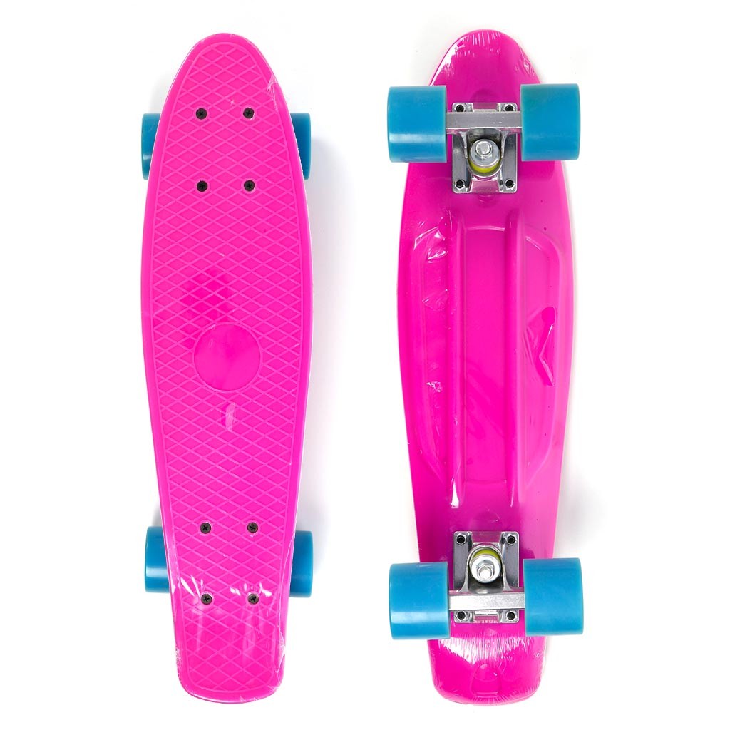 Mini Cruiser No Label Color Block - Rola / Cinza / Azul