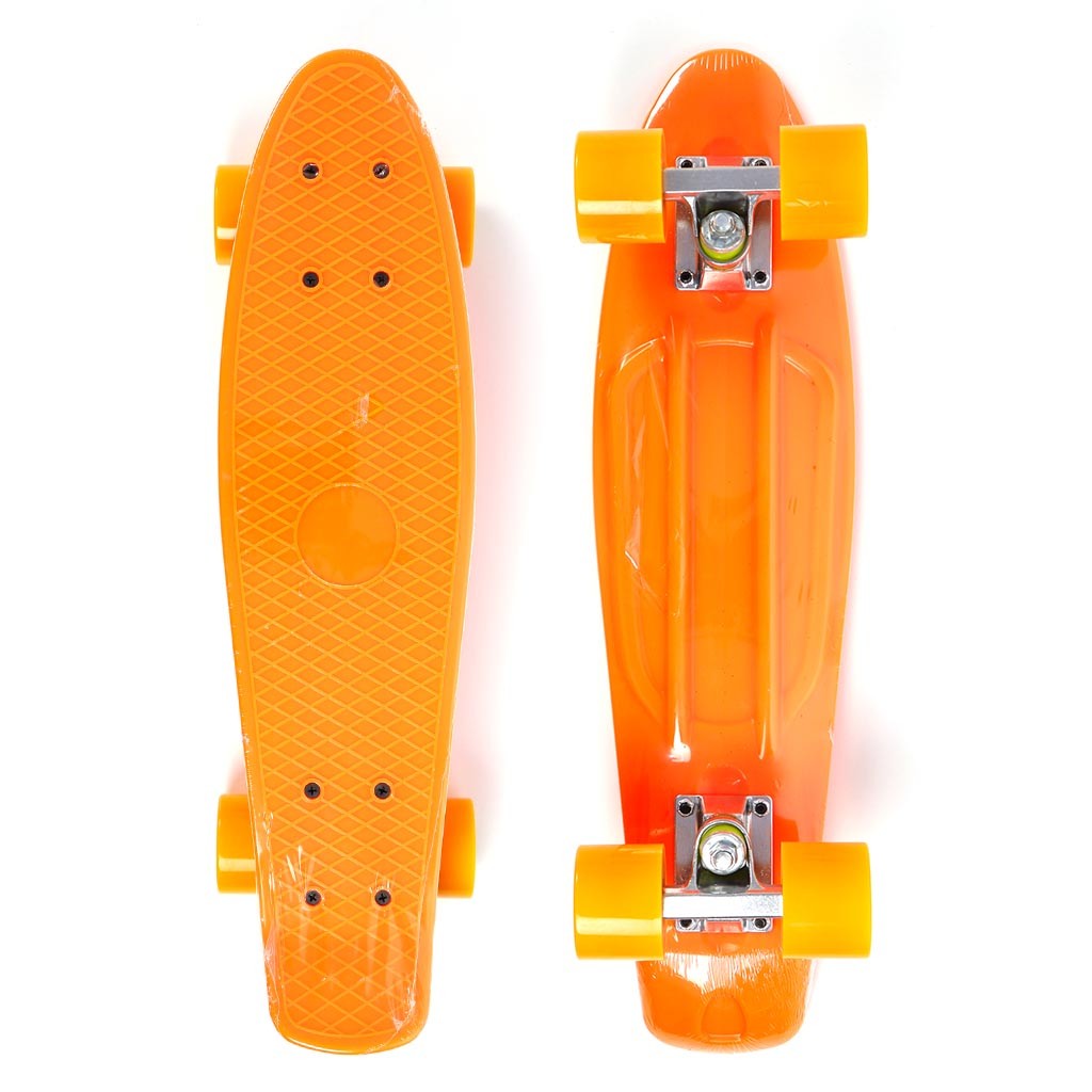 Mini Cruiser No Label Color Block - Laranja / Cinza / Laranja