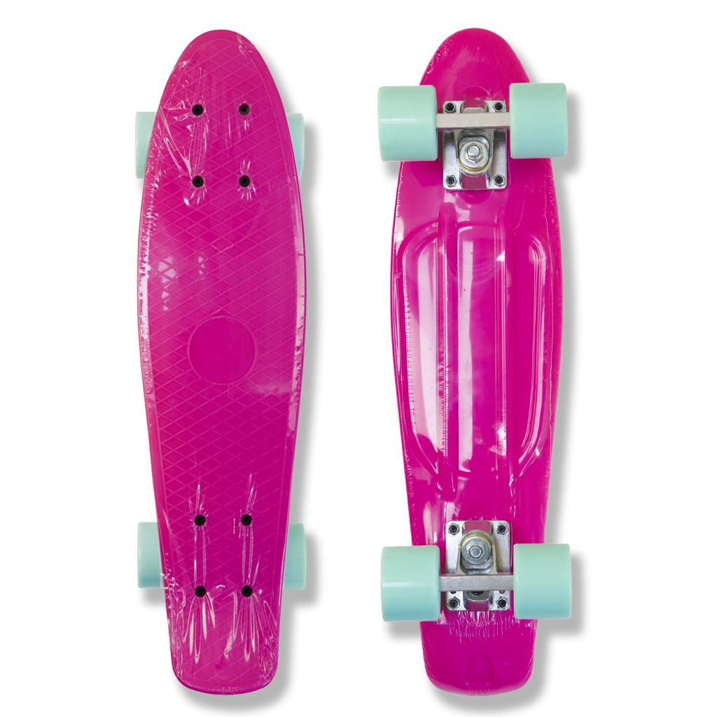 Mini Cruiser No Label Color Block - Rosa / Cinza / Verde