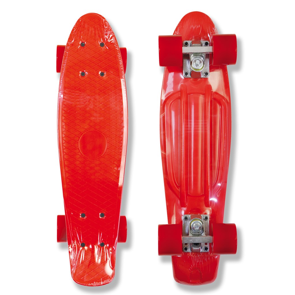 Mini Cruiser No Label Color Block - Vermelho / Cinza / Vermelho