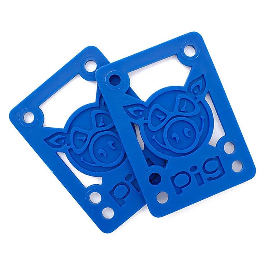 Pads Pig Wheels Reto rígido 3mm - Azul