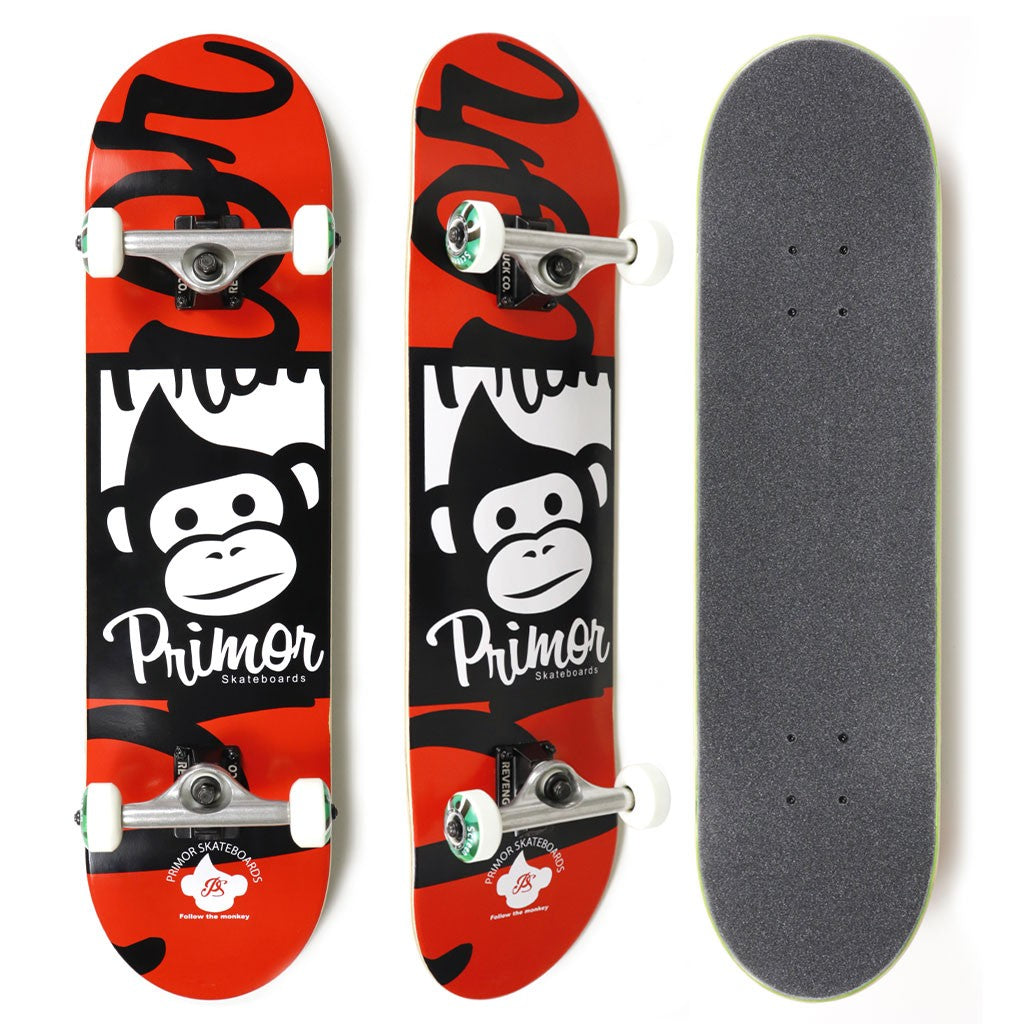 Skate Montado Multimarca Profissional Start - Vermelho / Preto / Branco