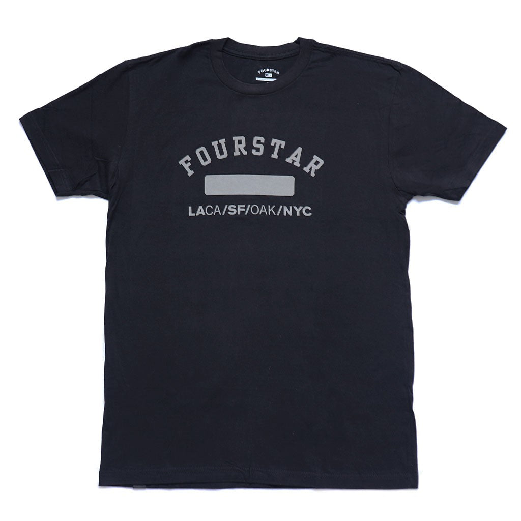 Camiseta Fourstar Clothing Phys Ed - Preto