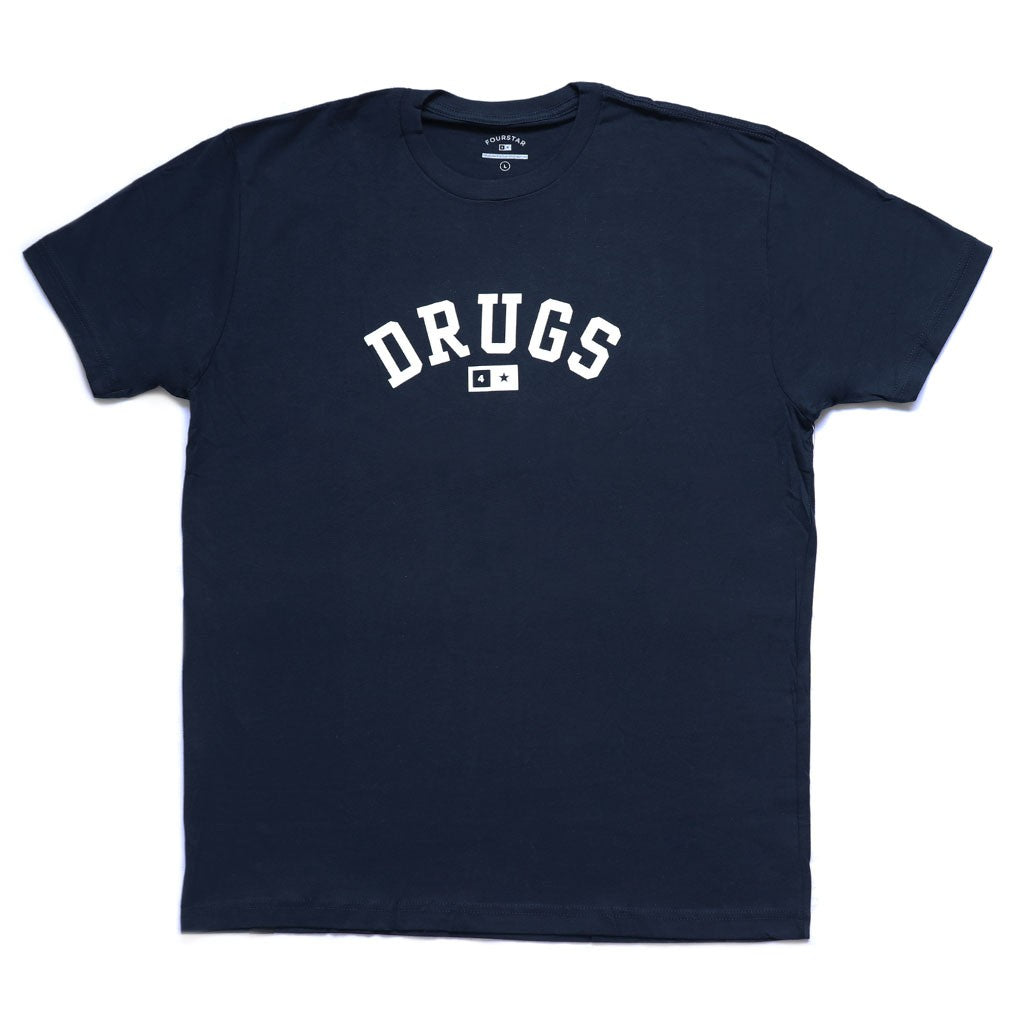 Camiseta Fourstar Clothing Drugs - Marinho