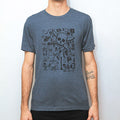 Camiseta Fourstar Clothing Mult Pirate - Chumbo / Preto