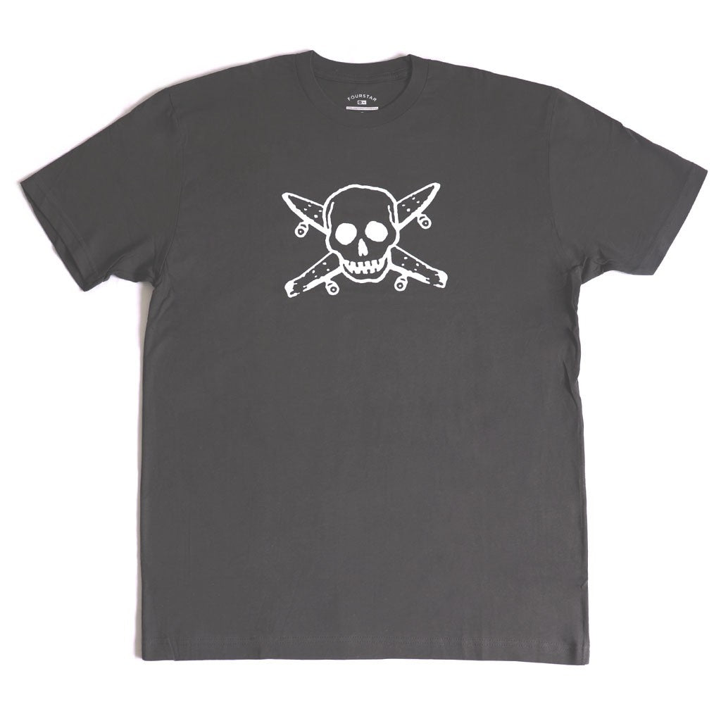 Camiseta Fourstar Clothing Street Pirate - Chumbo