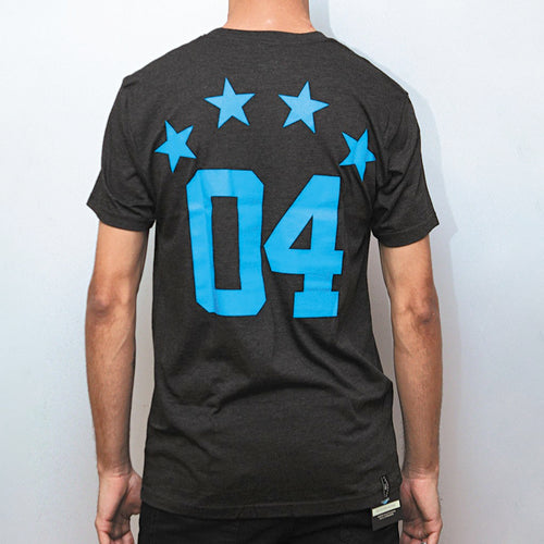 Camiseta Fourstar Clothing Athletic - Preta / Azul