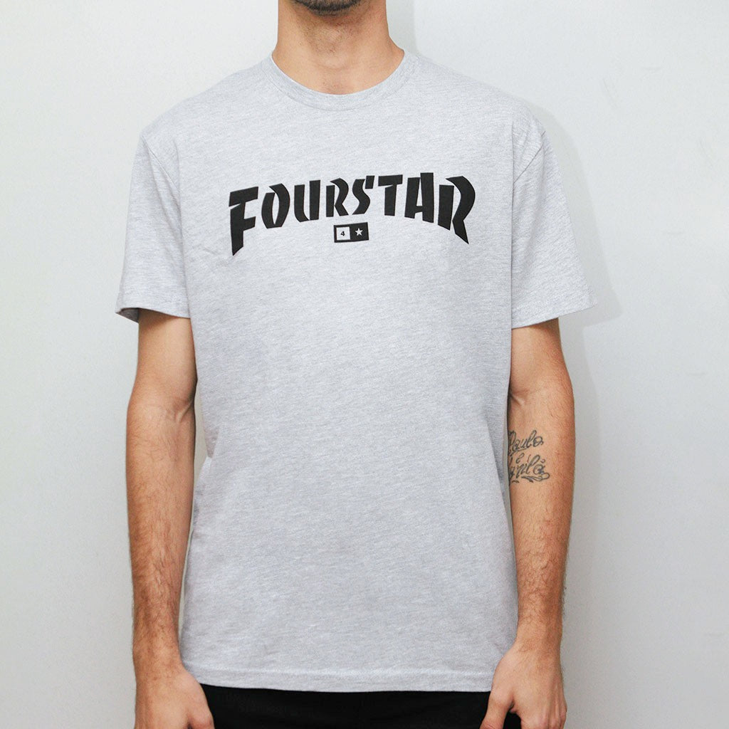 Camiseta Fourstar Clothing High Speed - Cinza / Preto
