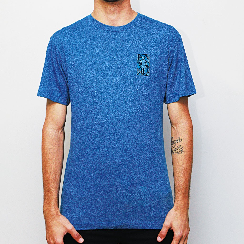 Camiseta Girl Skateboards Framework Premium - Azul