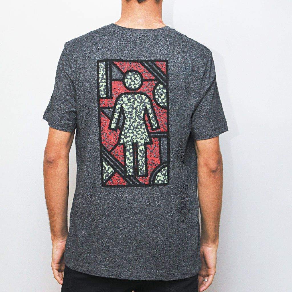 Camiseta Girl Skateboards Framework Premium - Chumbo