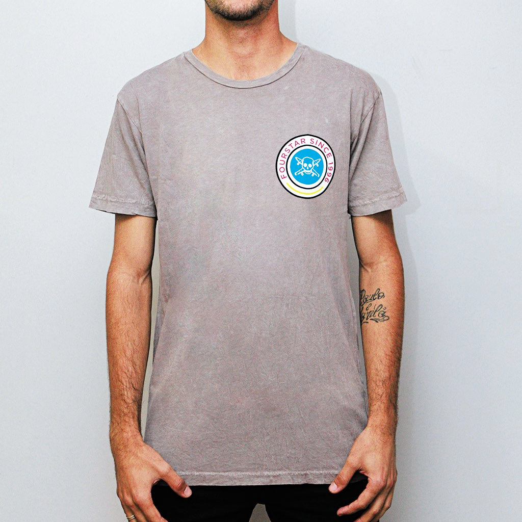 Camiseta Fourstar Clothing 96 Circle - Cinza
