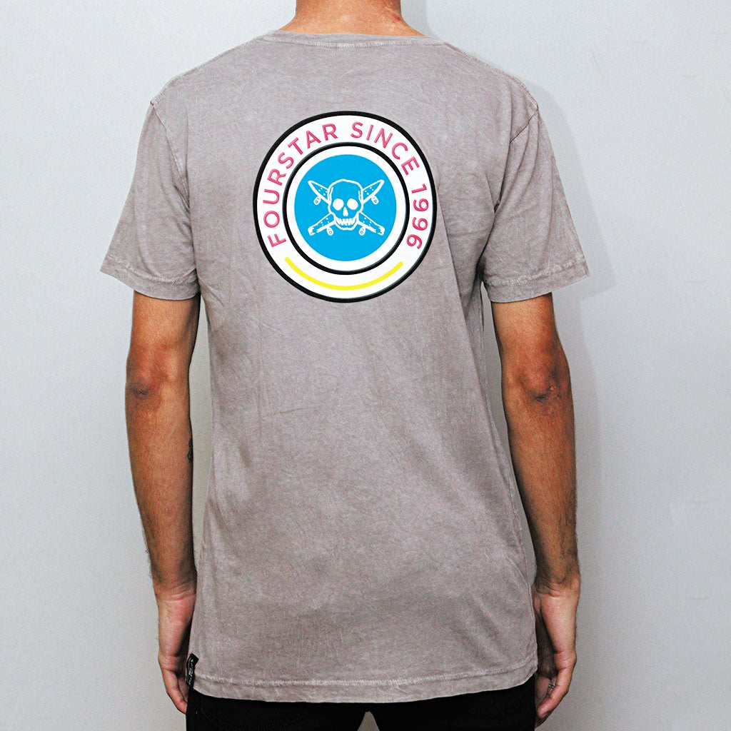 Camiseta Fourstar Clothing 96 Circle - Cinza