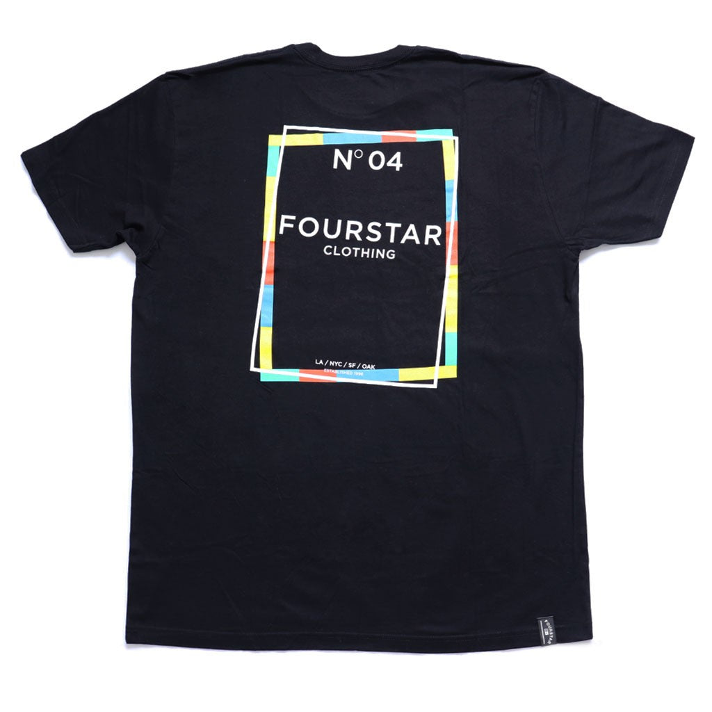 Camiseta Fourstar Clothing No04 Diamond - Preta