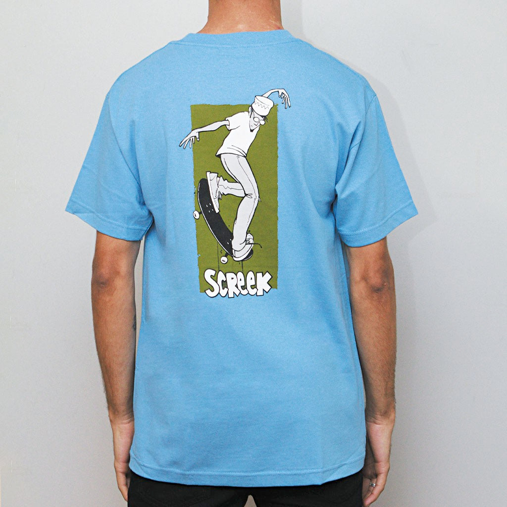 Camiseta Girl Skateboards Lettuce Bee Screek - Azul