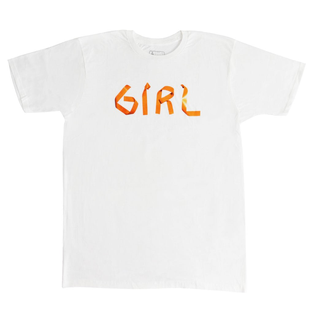Camiseta Girl Skateboards Tape Deck Premium - Branca