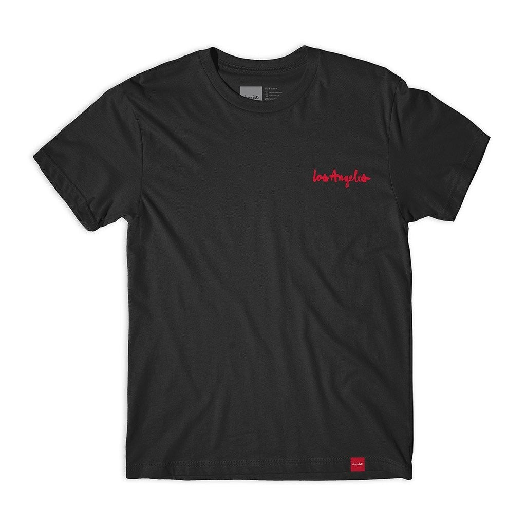 Camiseta Chocolate Skateboards Los Angeles CTW Tee - Preto