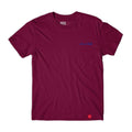 Camiseta Chocolate Skateboards Mini Chunk Tee - Bordô