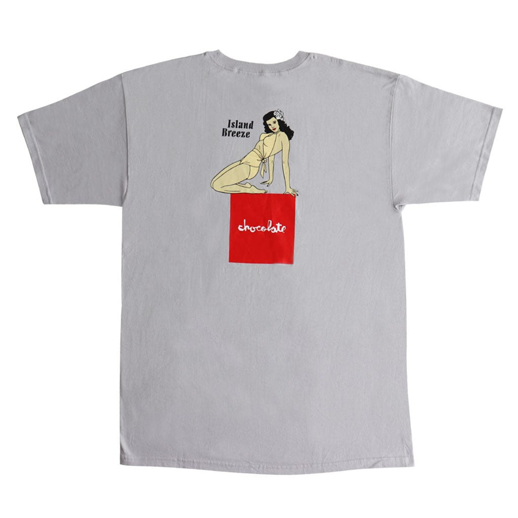 Camiseta Chocolate Skateboards Bomber - Cinza