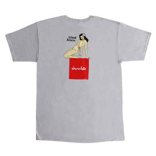 Camiseta Chocolate Skateboards Bomber - Cinza
