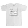 Camiseta Girl Skateboards Timestamp - Branca