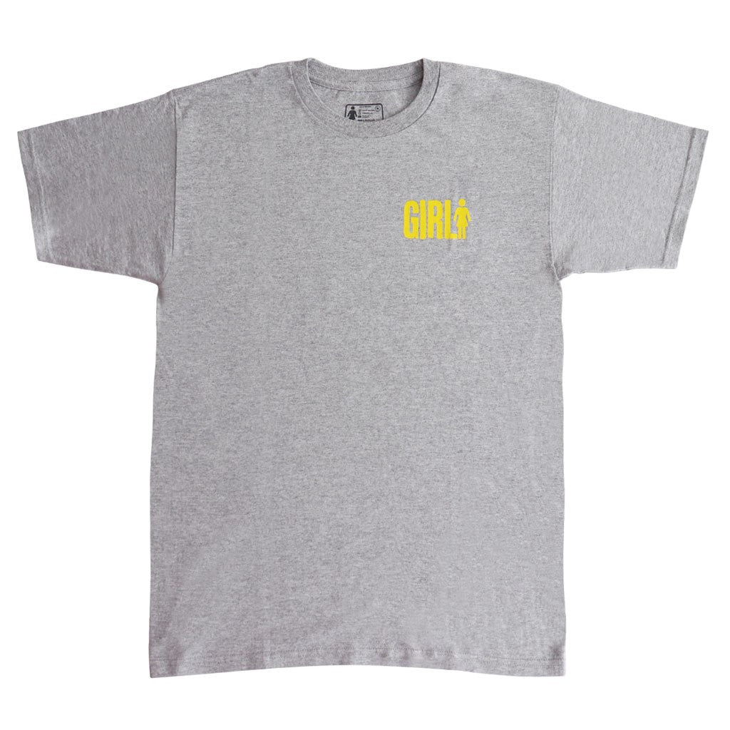 Camiseta Girl Skateboards Big Girl - Cinza