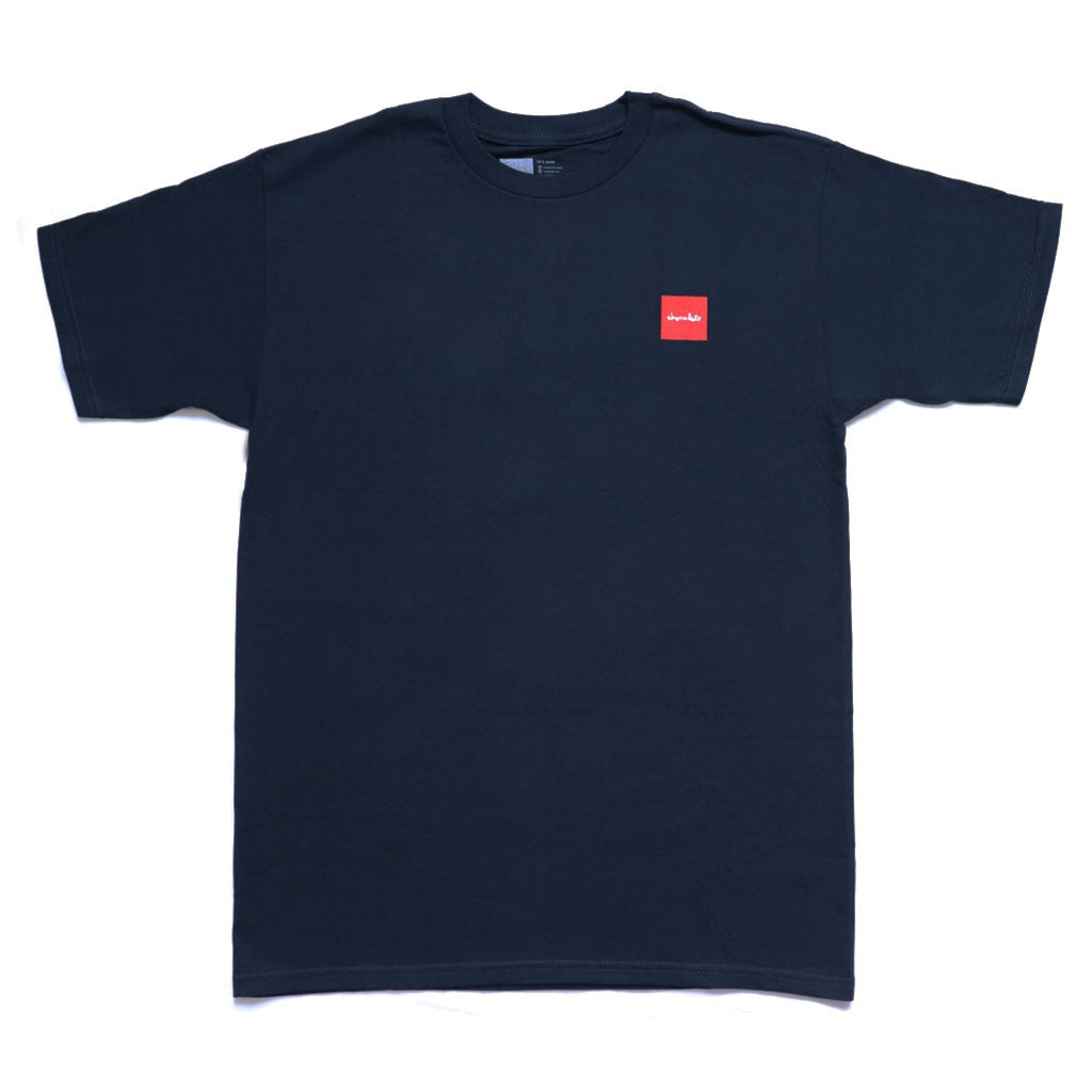 Camiseta Chocolate Skateboards Red Square - Marinho
