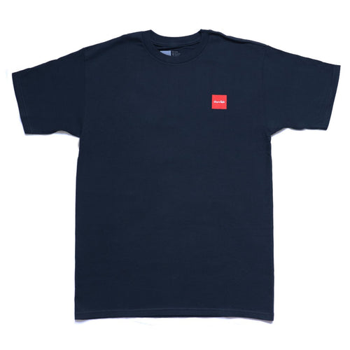 Camiseta Chocolate Skateboards Red Square - Marinho
