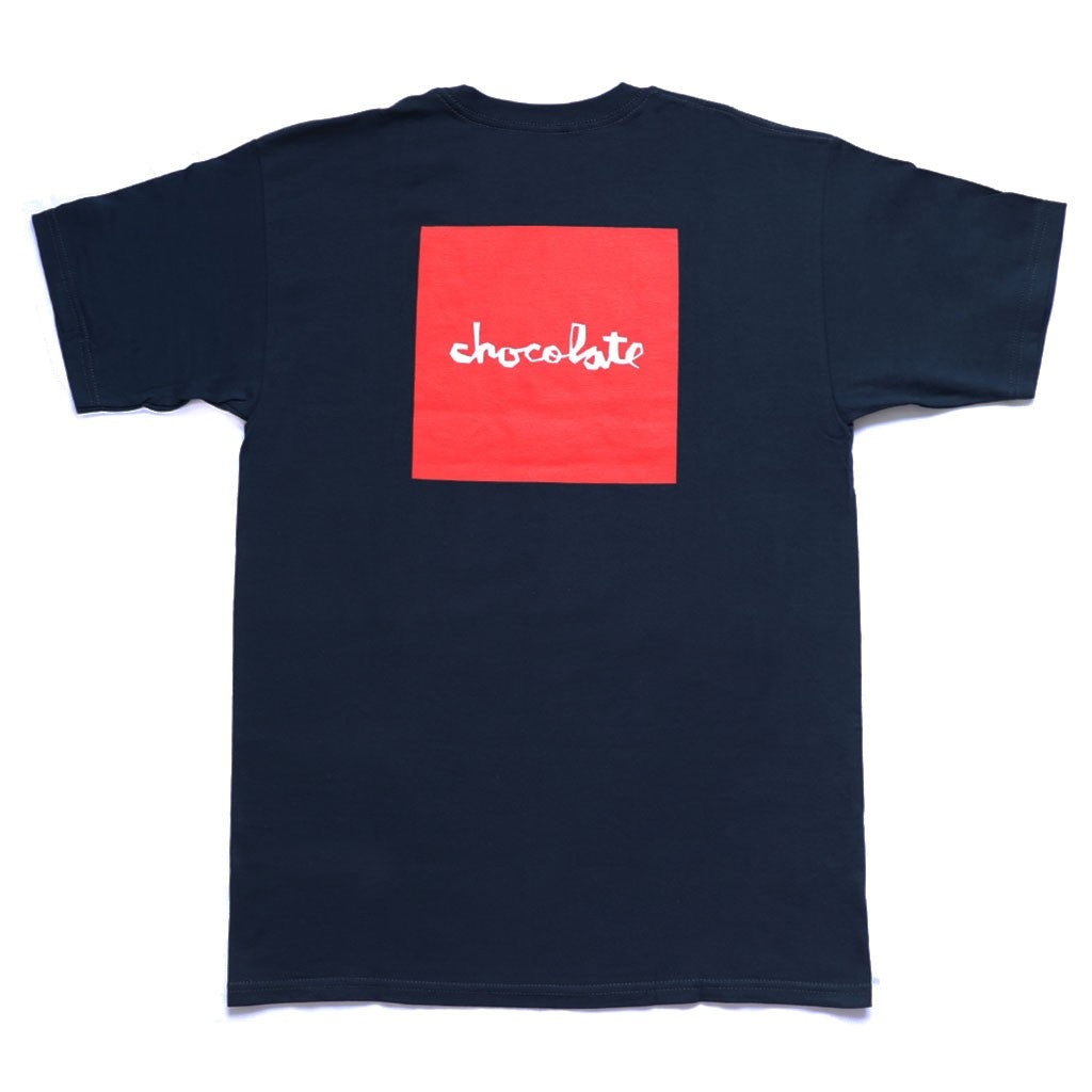 Camiseta Chocolate Skateboards Red Square - Marinho