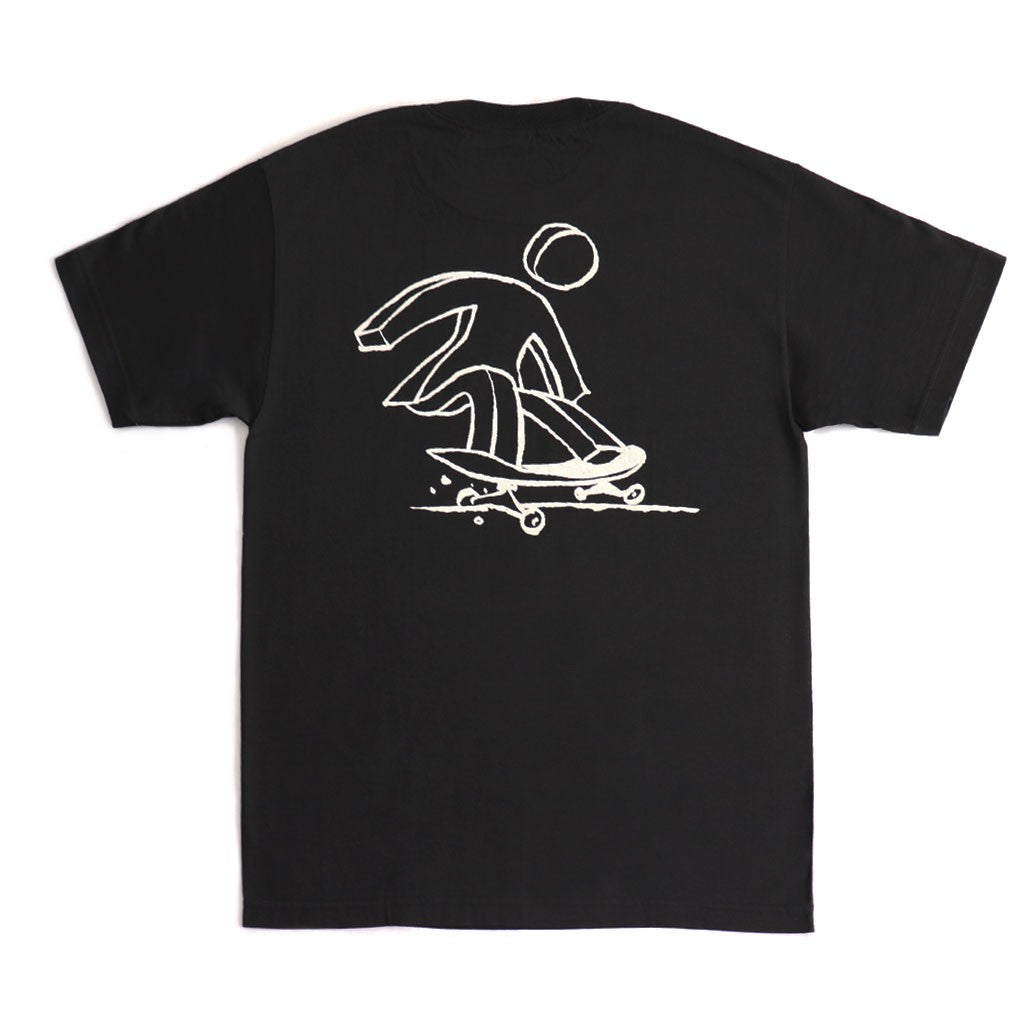 Camiseta Girl Skateboards Slappy Og Standart - Preta